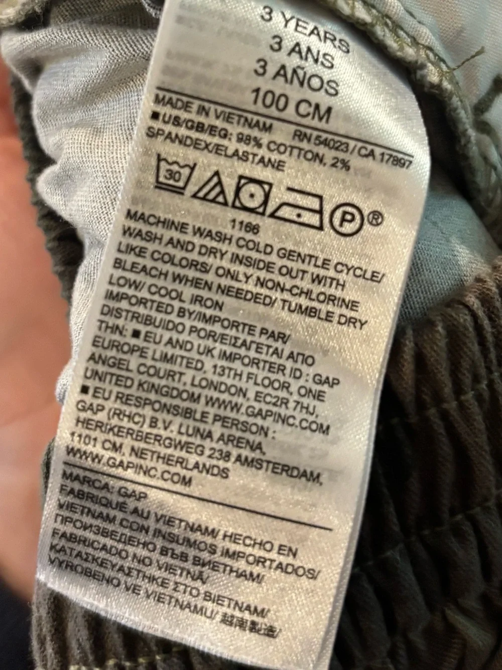 GAP classic cargo